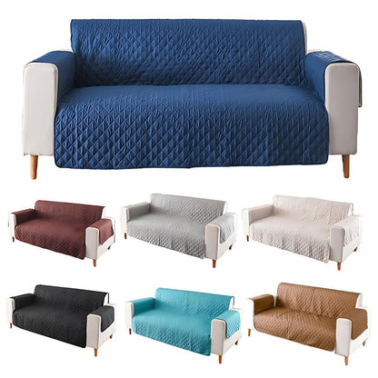 Quilted Pet Sofa Protector Cover - 130X195cm - Lake Blue