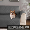 Quilted Pet Sofa Protector Cover - 130X195cm - Lake Blue - SuperSaverAU - view 5