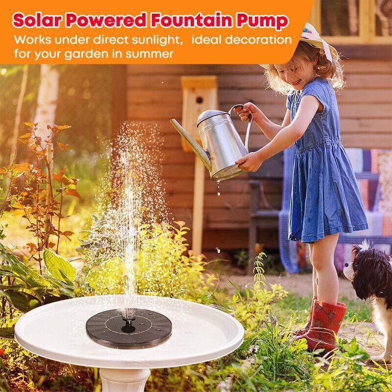 Premium Solar Powered Floating Water Fountain Pump