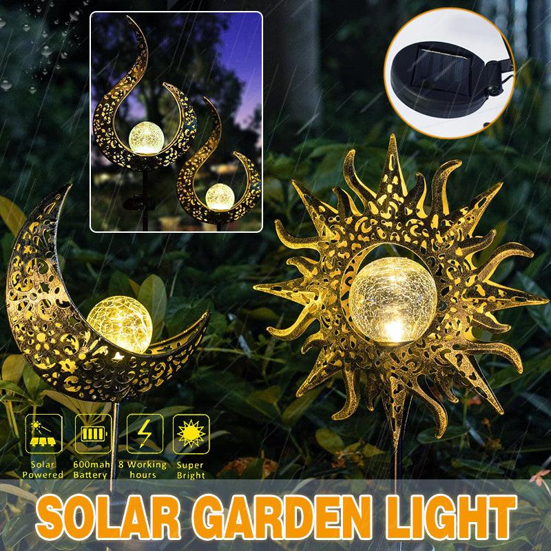 Solar Lights LED Garden Decor - Flame 18*8*77cm, IP55 Waterproof, Warm White - SuperSaverAU - view 1
