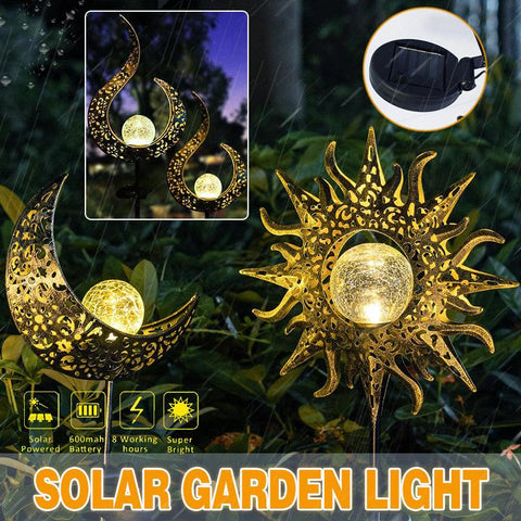 Solar Lights LED Garden Decor - Flame 18*8*77cm, IP55 Waterproof, Warm White - SuperSaverAU - view 1