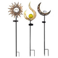 Solar Lights LED Garden Decor - Flame 18*8*77cm, IP55 Waterproof, Warm White - SuperSaverAU - view 2