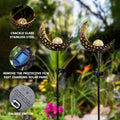 Solar Lights LED Garden Decor - Flame 18*8*77cm, IP55 Waterproof, Warm White - SuperSaverAU - view 4