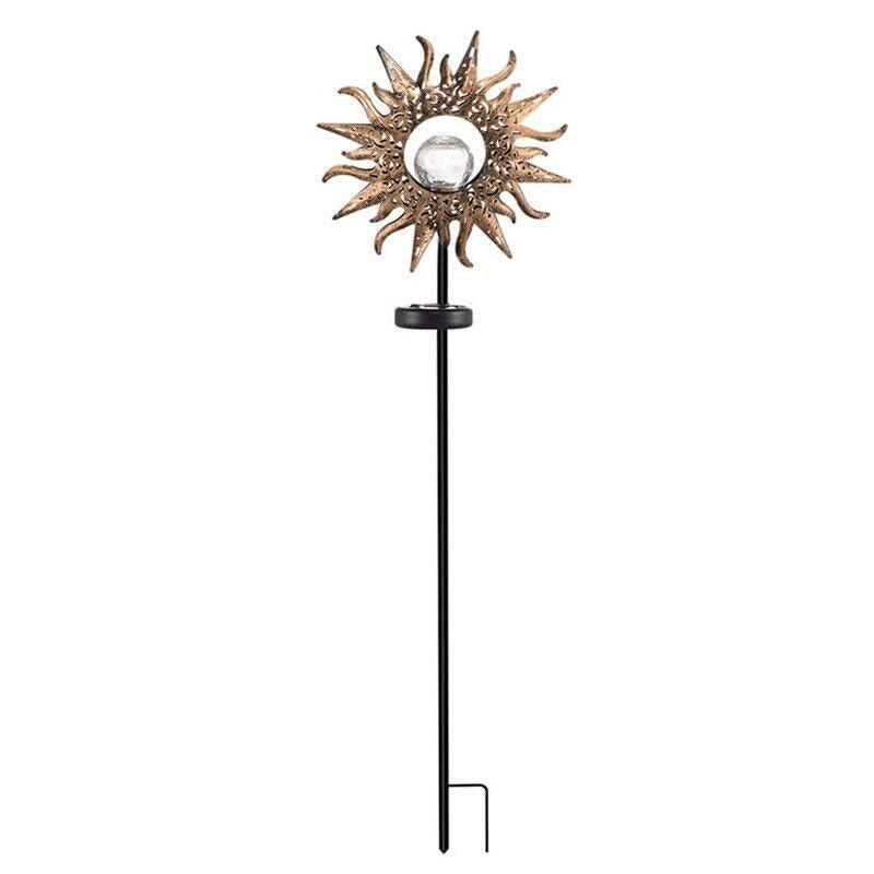 Solar Lights LED Garden Decor Outdoor Path Light Lantern - Sun 28*8*98cm Gold - SuperSaverAU - view 4