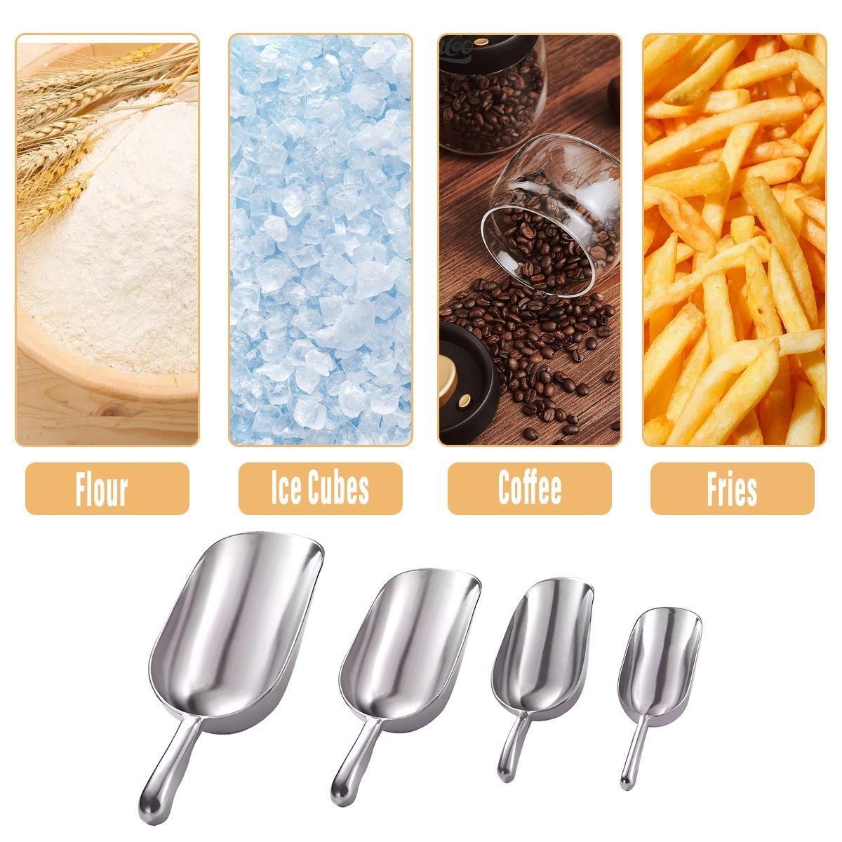 Premium Cast Aluminium Ice and Food Scoop – XL