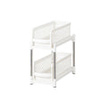 Premium Kitchen Sink Storage Rack - Plastic Drawer Organizer Shelf - White - SuperSaverAU - view 6