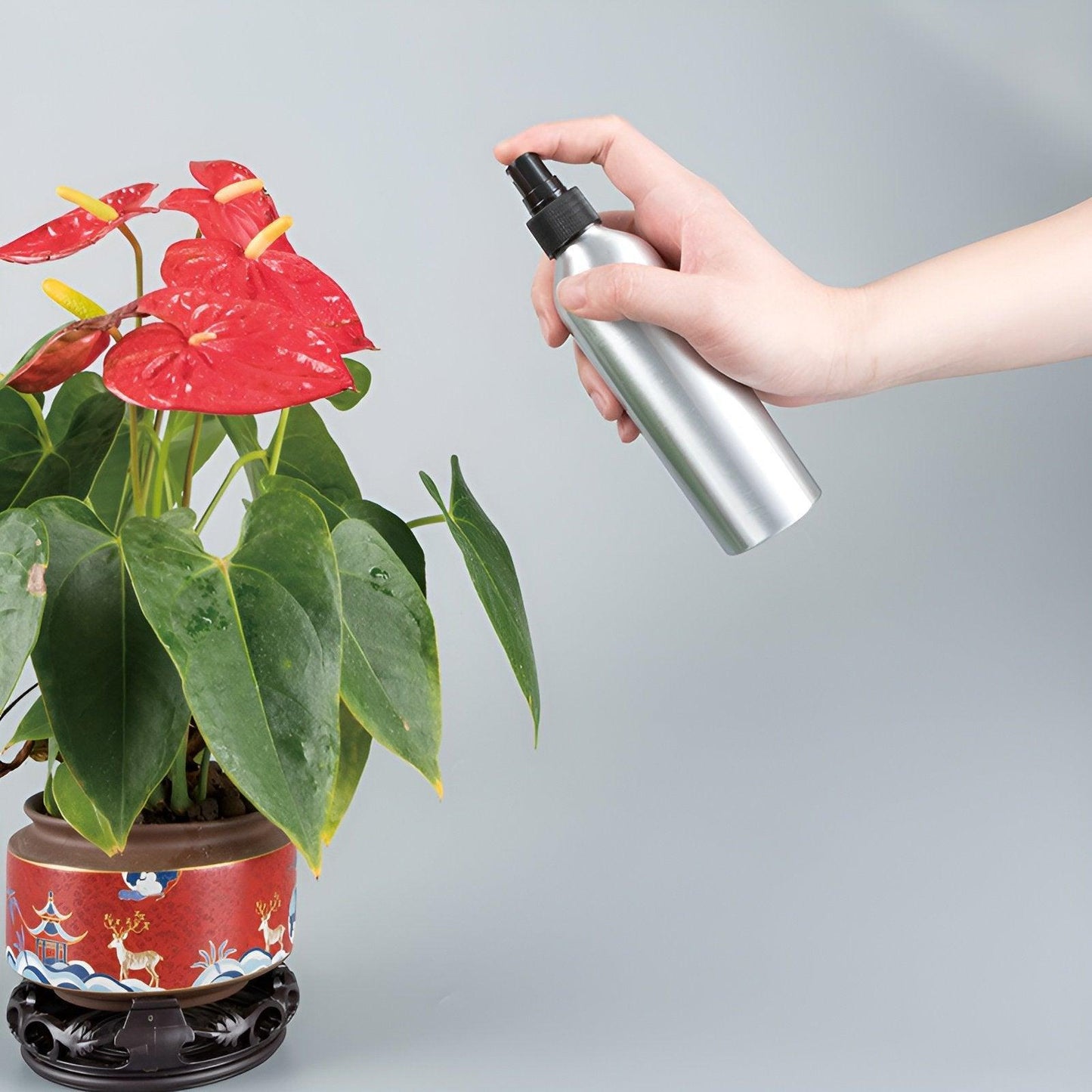 10pcs Refillable Aluminum Spray Bottles - 200ml - Premium