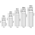 Premium 10pcs 60ml Transparent Fine Mist Spray Bottles Refillable Travel Sprayers