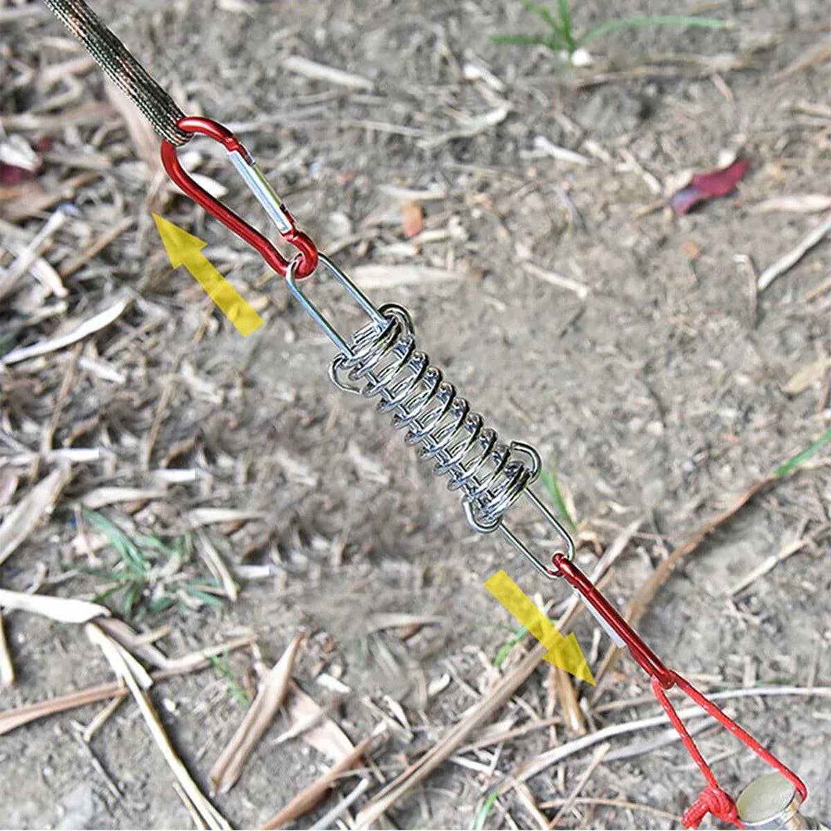 Premium Camping Tent Spring Rope Buckles - 5 Pair
