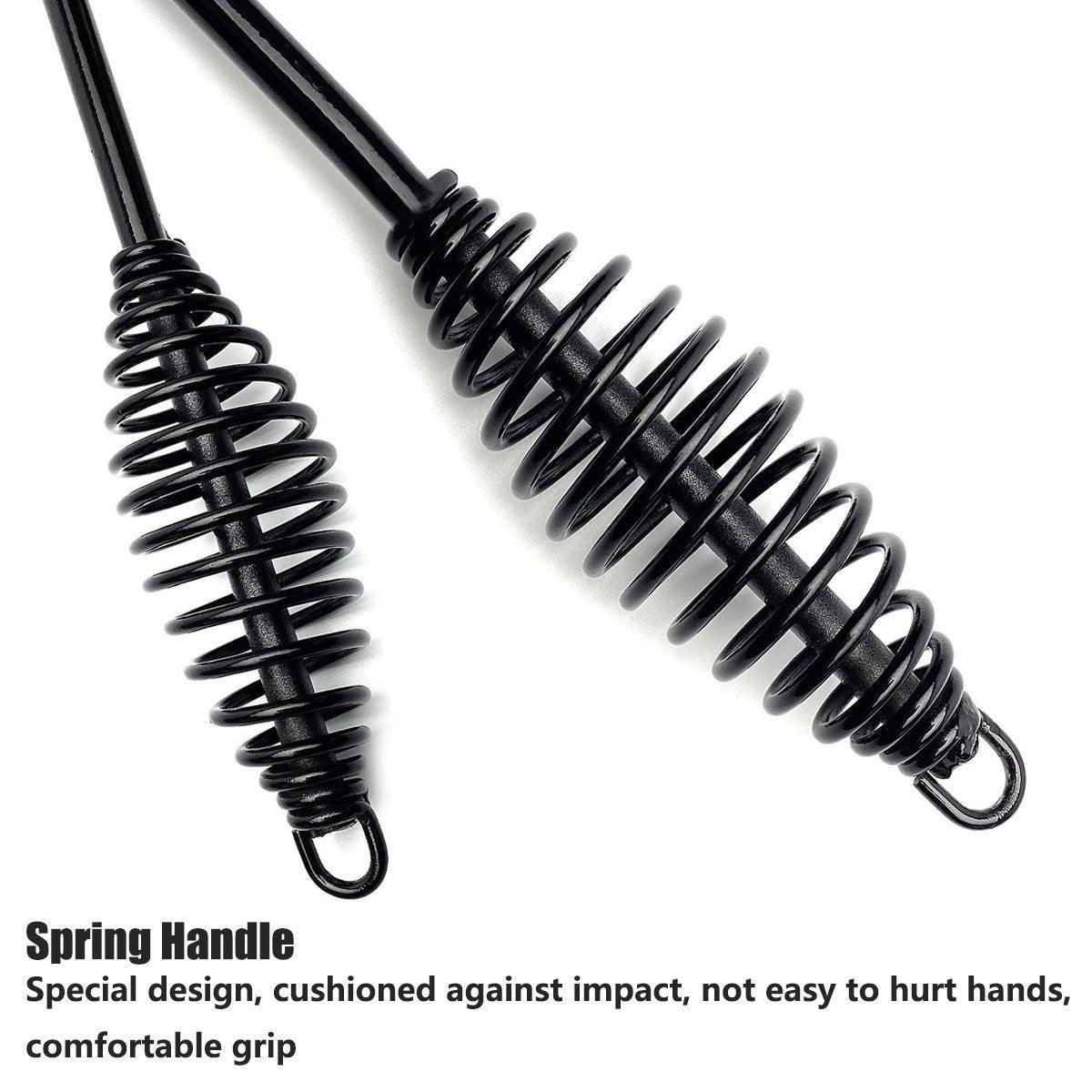 Premium Welding Chipping Hammer with Spring Handle - Black, 500g