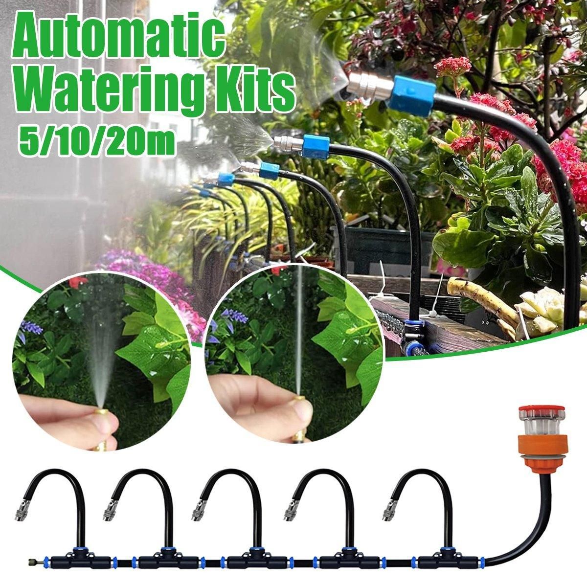 Premium Garden Watering Irrigation System – 5m with Adjustable Sprayers
