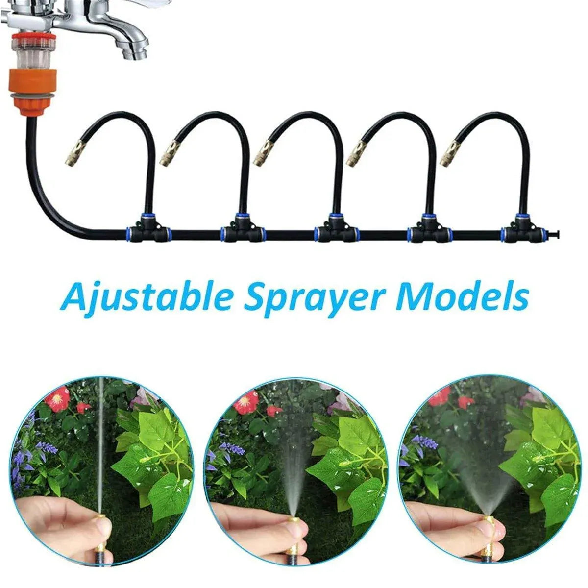 Premium Garden Watering Irrigation System – 5m with Adjustable Sprayers