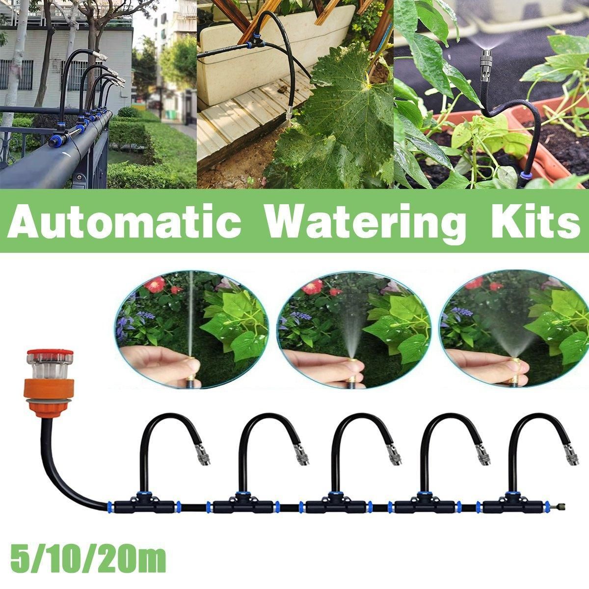 Premium Garden Watering Irrigation System – 5m with Adjustable Sprayers