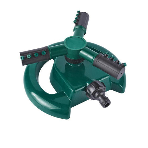 Premium 360° Rotating Garden Sprinkler - Green