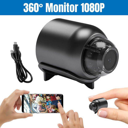 360-Degree Panoramic Wireless Home Monitor - HD Remote Viewing