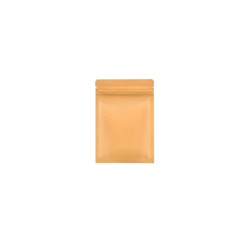250 Pack Kraft Paper Mylar Resealable Pouches - 20x30cm