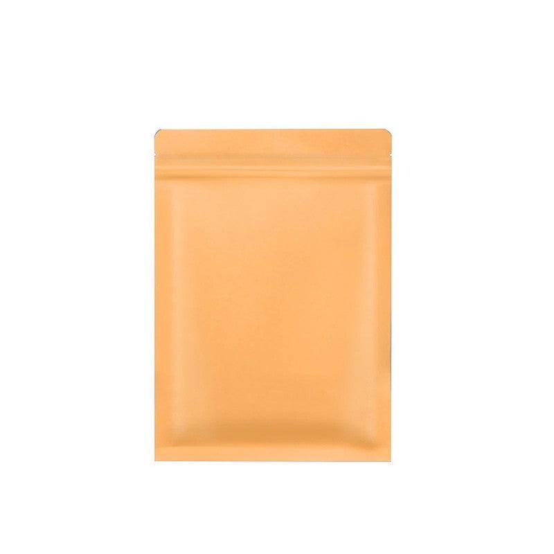 250 Pack Kraft Paper Mylar Resealable Pouches - 20x30cm