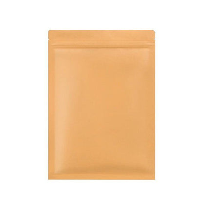 250 Pack Kraft Paper Mylar Resealable Pouches - 20x30cm