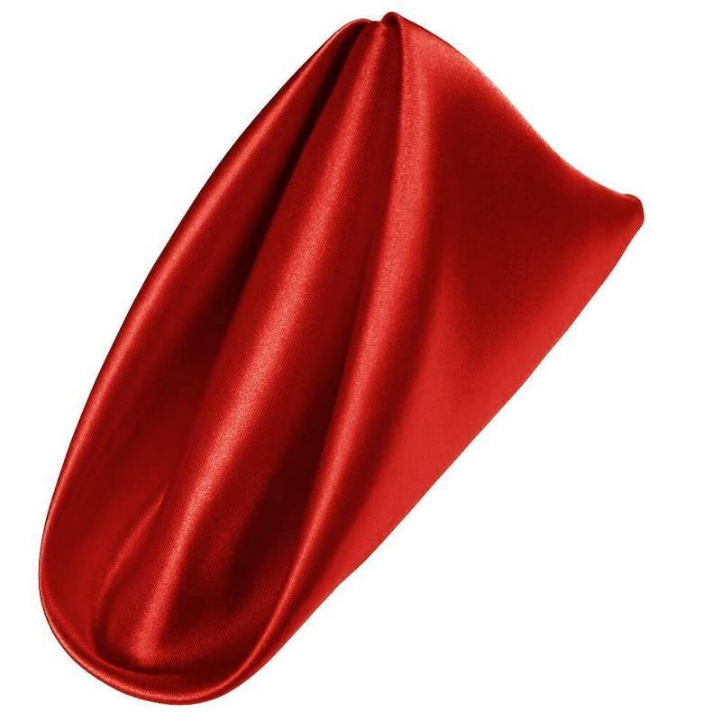 50PCS Red Polyester Napkins 43x43cm for Weddings & Events