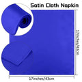 Premium Polyester Cloth Napkins – Black 43 x 43cm, 50 Pack