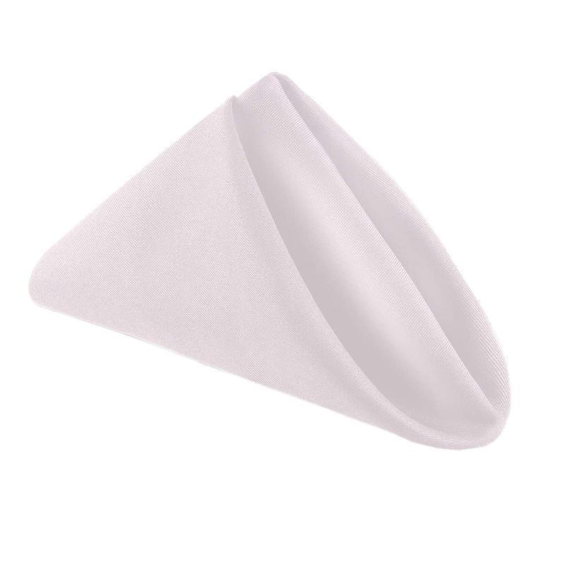 Premium Polyester Cloth Napkins – Black 43 x 43cm, 50 Pack