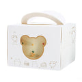 30PCS Bear Portable Cake Boxes Display Window Packing Case Party with Handle Birthday - 6 inch - SuperSaverAU - view 4