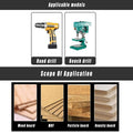 Premium 3 Piece Square Hole Mortising Drill Bit Set - 6.4, 8 & 12.7mm