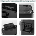 Premium Multi Function Stackable Toolbox with Dividers - Black, 4L