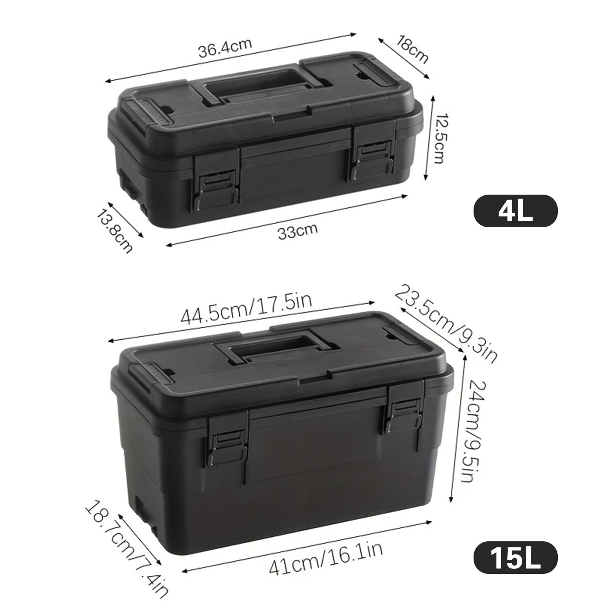 4L Multi-Function Toolbox - Portable Storage Organizer