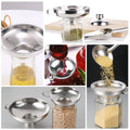 Premium Stainless Steel Wide Mouth Funnel Set – 2 Piece