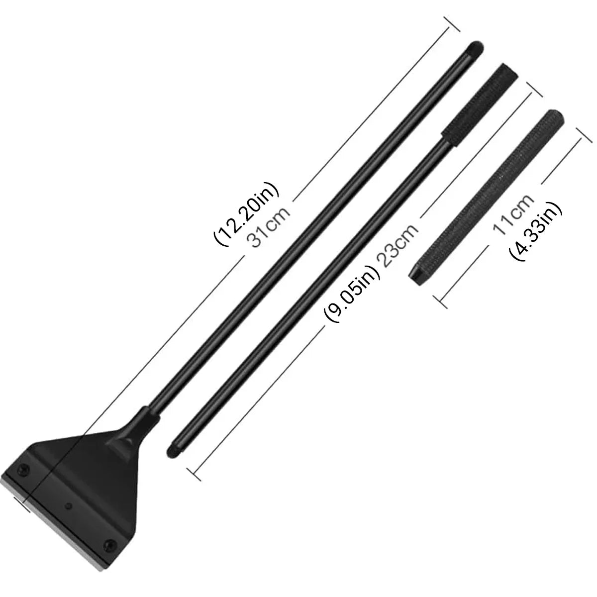 Premium 304SS Aquarium Algae Scraper with 10 Blades - 65cm