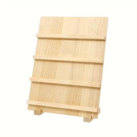 Premium 4 Tier Wooden Multi Tier Earring Display Rack