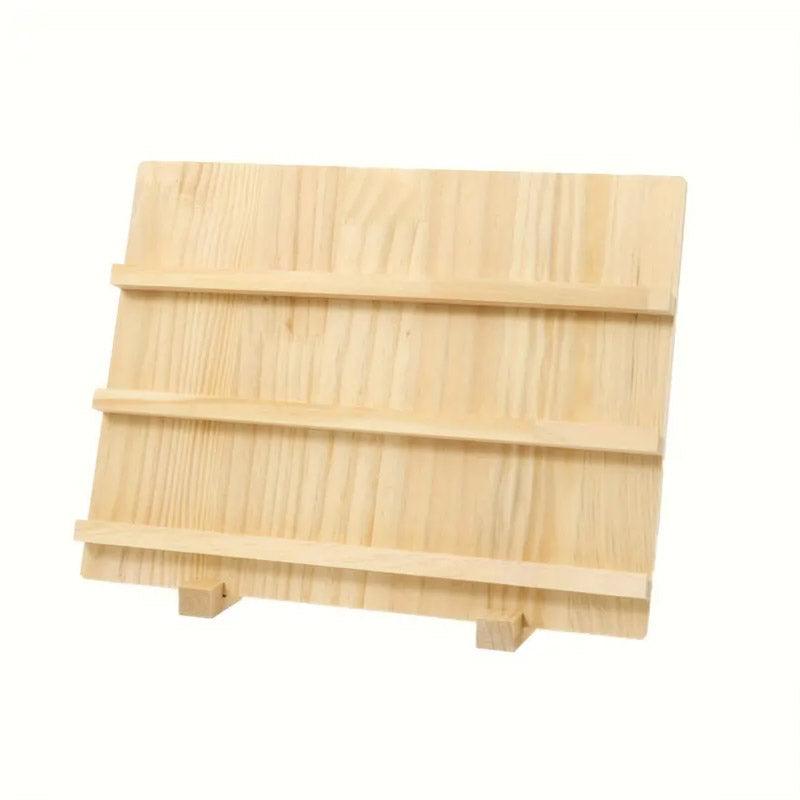 Premium 4 Tier Wooden Multi Tier Earring Display Rack