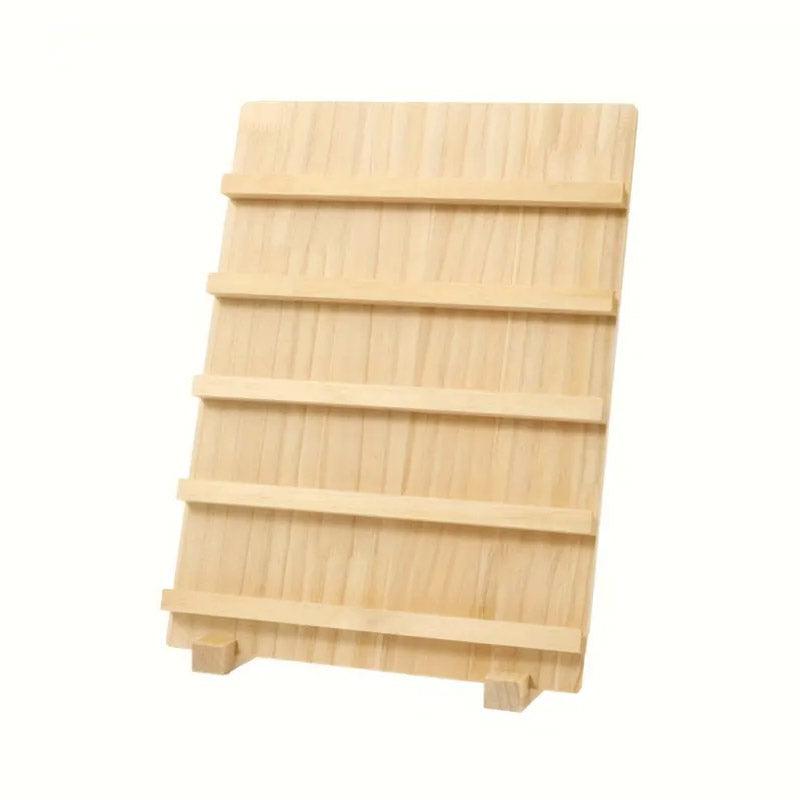 Premium 5 Tier Wooden Multi Tier Earring Display Rack