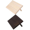 Premium Beige 3 Piece Wooden Earrings and Studs Display Rack Set