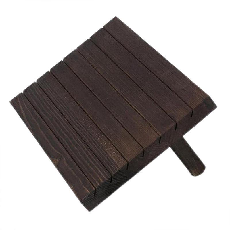 Premium Beige 3 Piece Wooden Earrings and Studs Display Rack Set