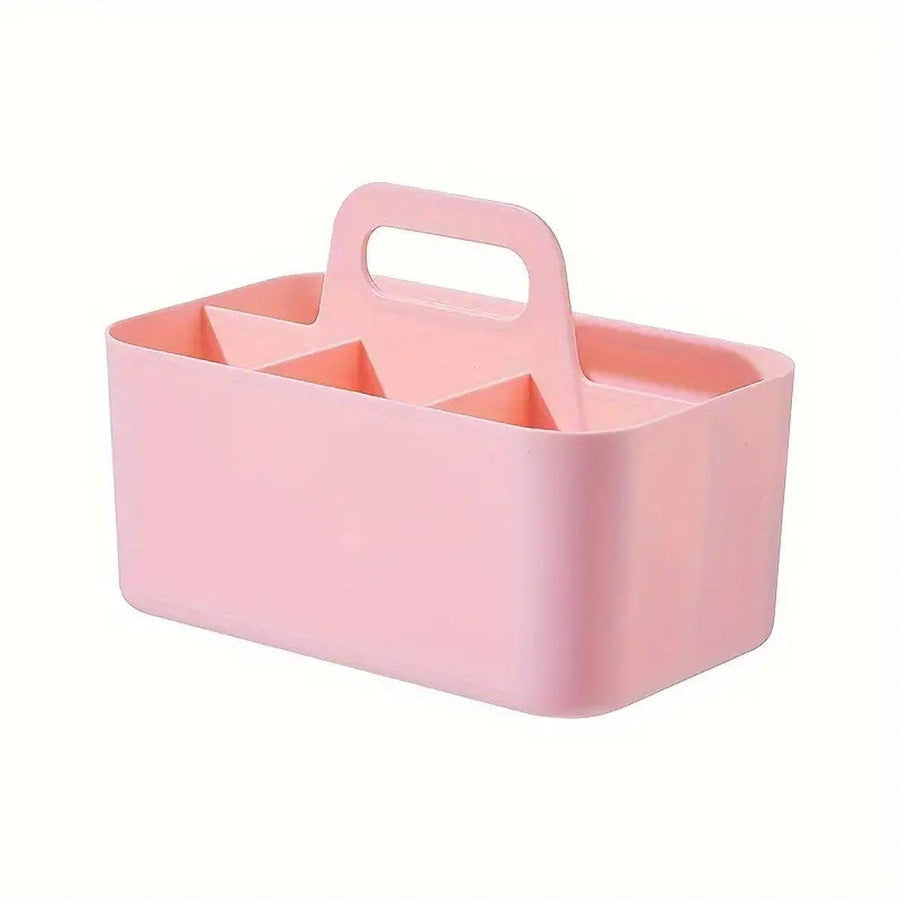 Premium Multi-Functional Desktop Organiser – Pink with Handle