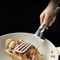 Premium Stainless Steel Steak Tongs – 35cm Hollow Design
