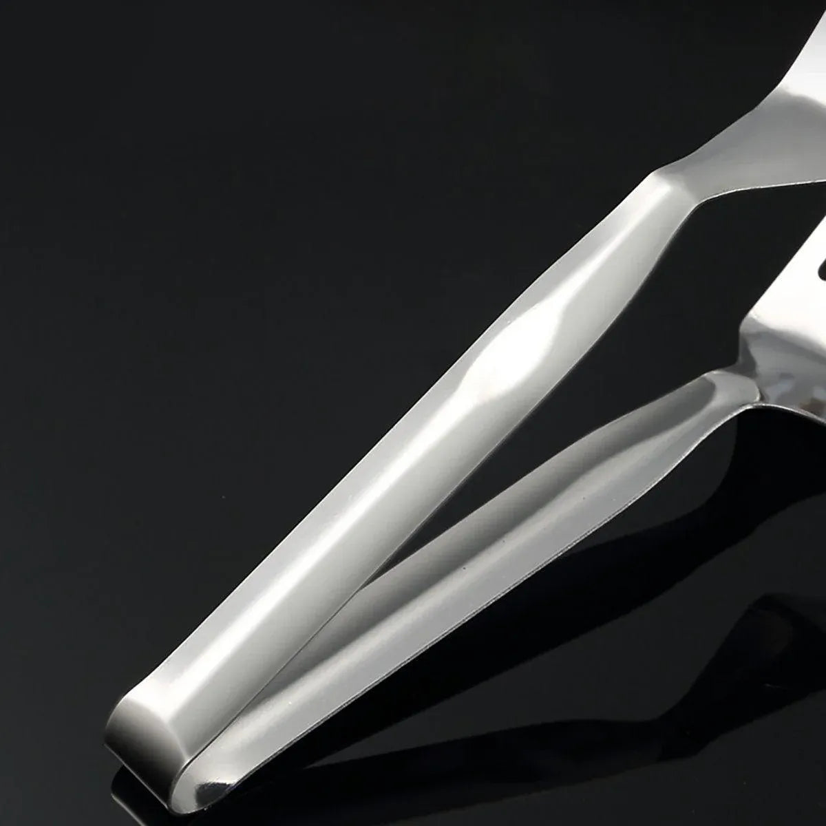 Premium Stainless Steel Steak Tongs – 35cm Hollow Design