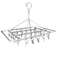 Premium Stainless Steel Laundry Dryer Hanger – 40 Pegs