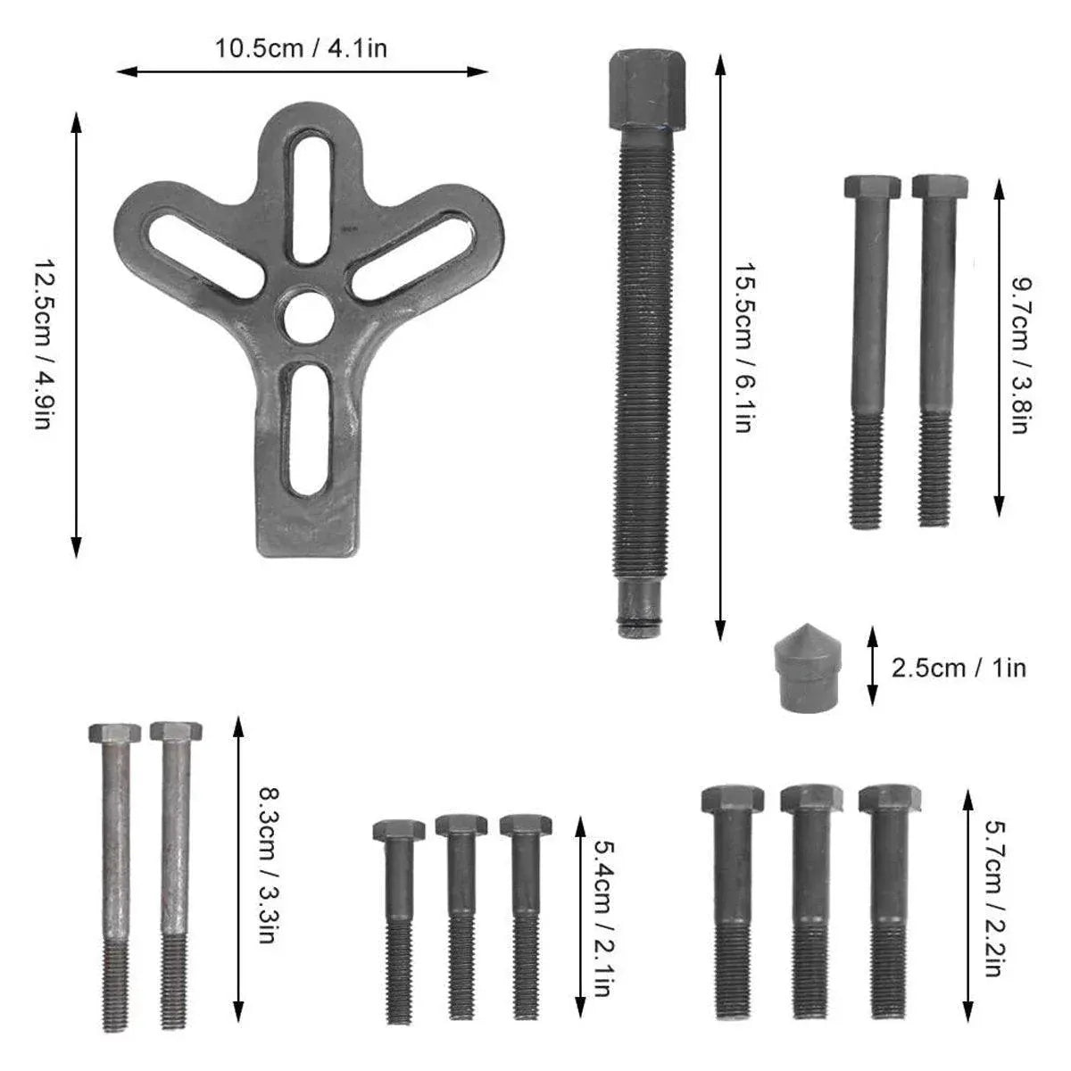 Premium 13 Piece Steering Wheel Puller Removal Tool Kit