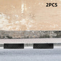 Premium 2pcs Black Plastic Threshold Ramp Pads for Doorways Driveways and Kerbs