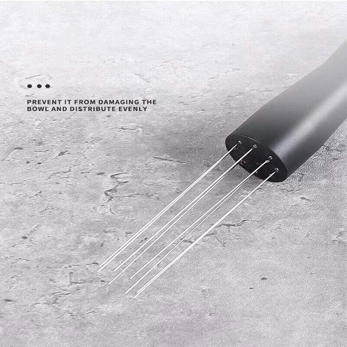 Stainless Steel Coffee Distributor Needle Tamper 2x13.5cm - Silver