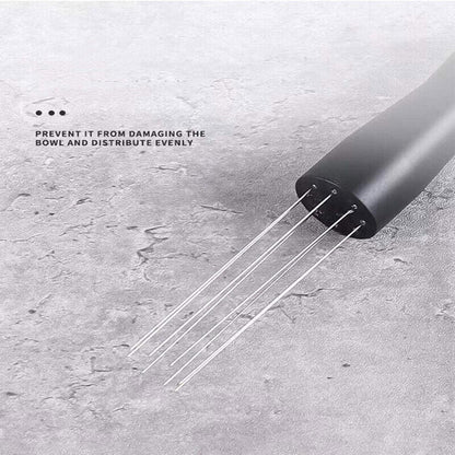 Stainless Steel Coffee Distributor Needle Tamper 2x13.5cm - Silver