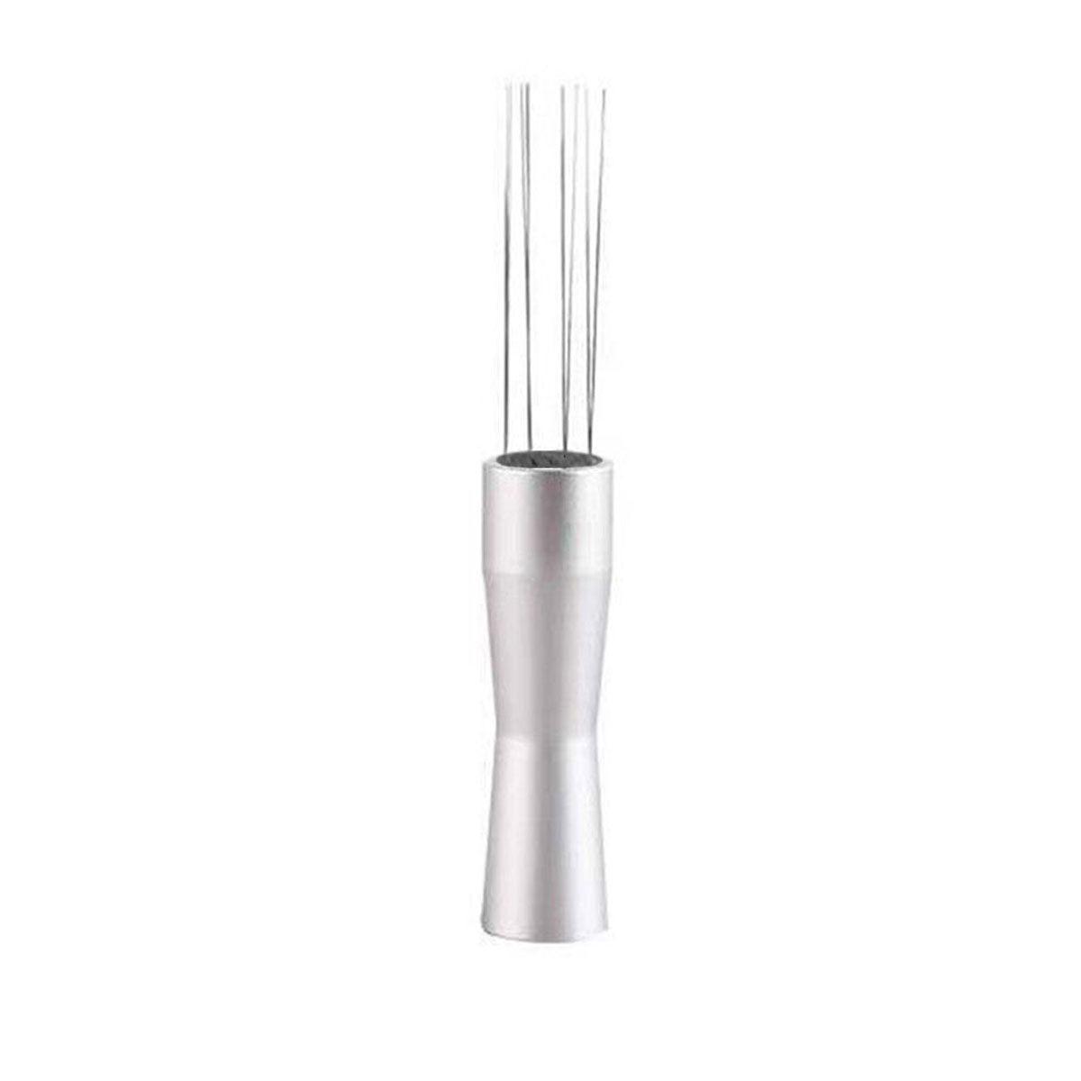Stainless Steel Coffee Distributor Needle Tamper 2x13.5cm - Silver