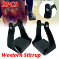 Durable POM Plastic Western Stirrups 95mm × 140mm × 63mm, 2pcs, Anti-Slip - SuperSaverAU - view 1