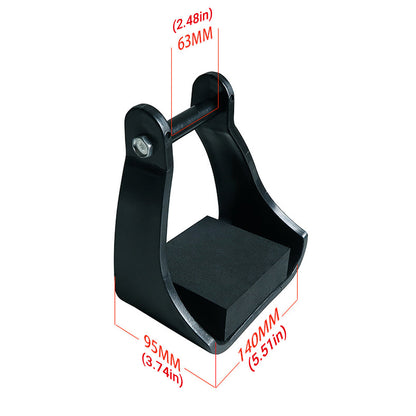 Durable POM Plastic Western Stirrups 95mm × 140mm × 63mm, 2pcs, Anti-Slip