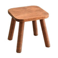 Natural Wood Short Stool for Living Room and Home Use - SuperSaverAU - view 2