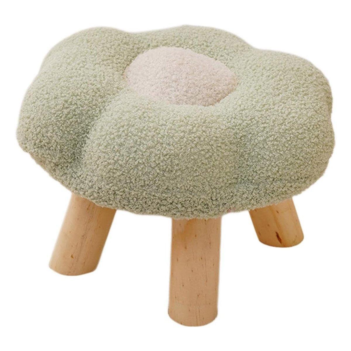 Blue Flower-Shaped Short Stool for Living Room or Entryway - SuperSaverAU - view 8