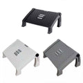 Premium Grey Adjustable Office Foot Rest Pedal Stool with Massage Rollers